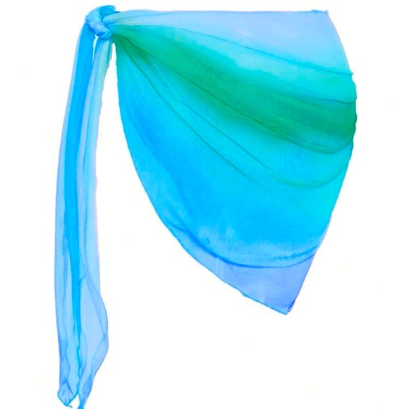 Ombré tie size knot sheet mesh cover up nwt - Picture 2 of 6